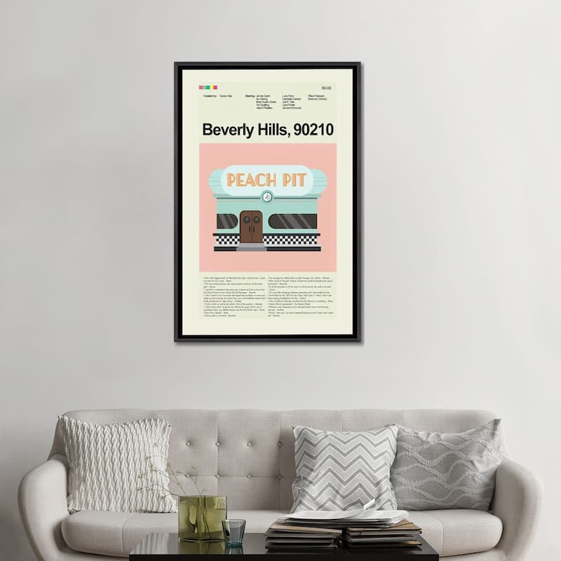 iCanvas "Beverly Hills 90210" by Prints and Giggles by Erin Hagerman